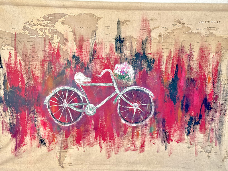 Erin Jones1 Local Art at Wine Down - local art