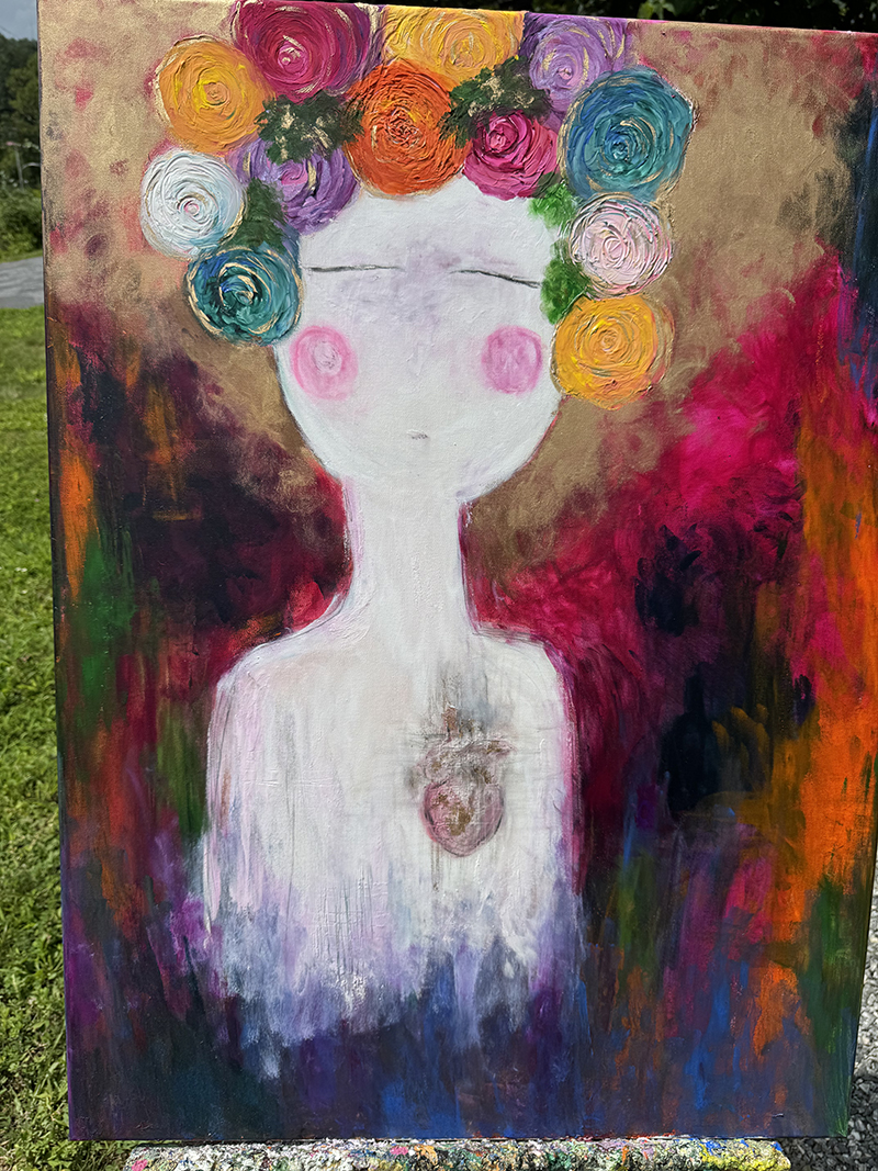 Erin Jones6 Local Art at Wine Down - local art