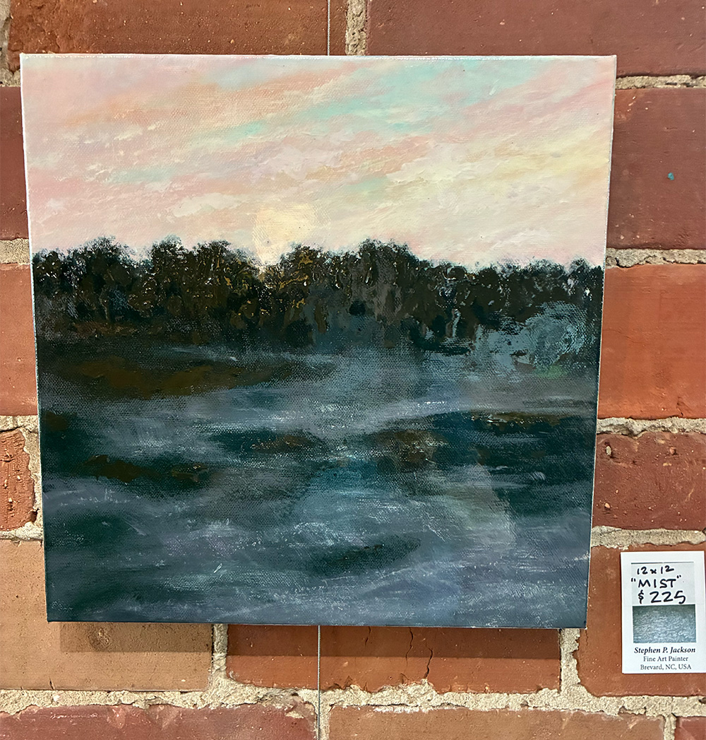 Stephen P. Jackson2 Local Art at Wine Down - local art