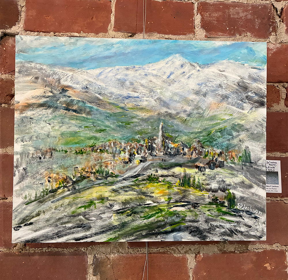 Stephen P. Jackson3 Local Art at Wine Down - local art
